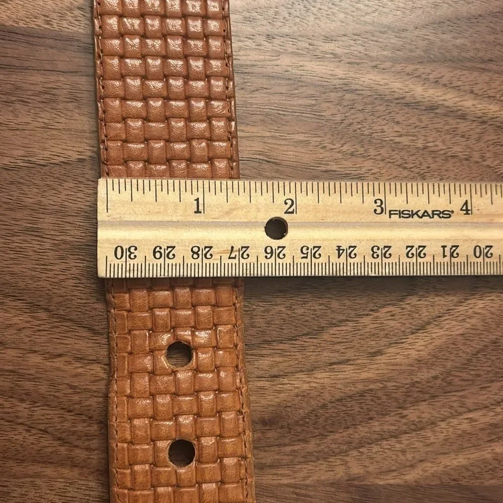 Talbots Tan Leather Belt - M